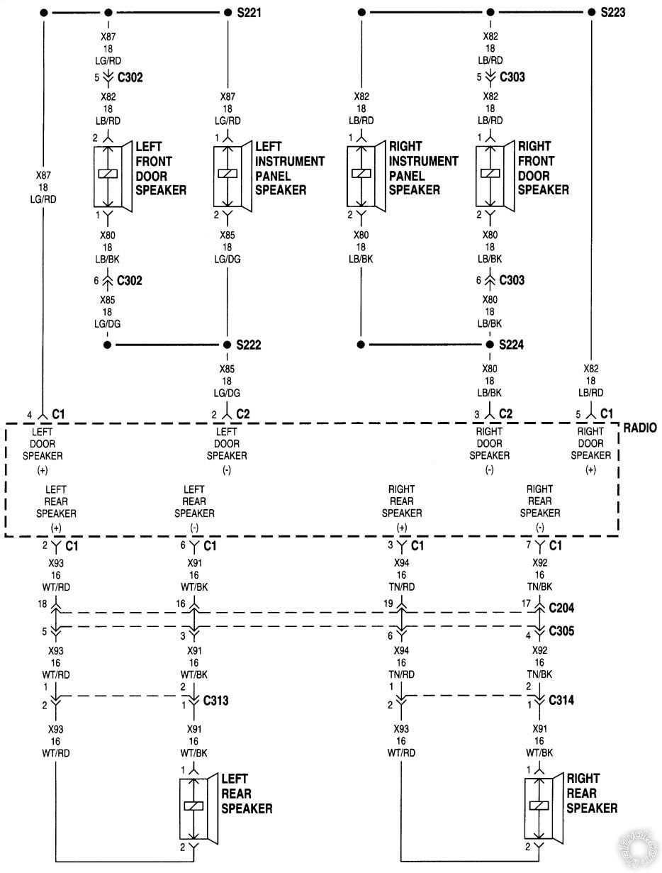 dodge ram radio wiring harness diagram