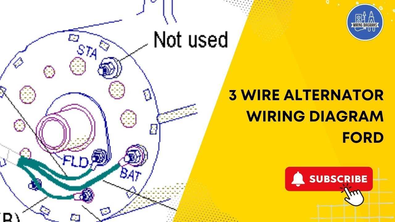 3 wire ford alternator wiring diagram