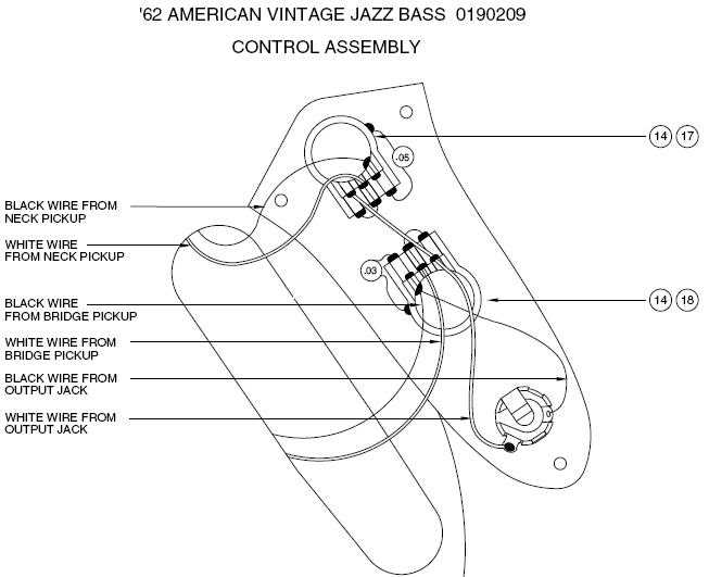 electric bass guitar wiring diagram