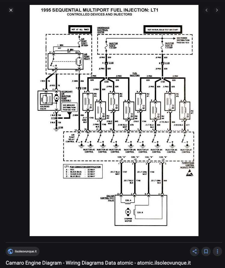 engine fuel injector wiring diagram