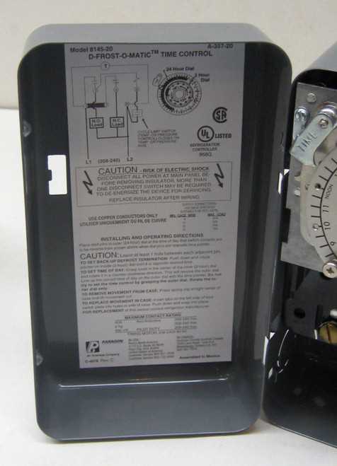 8145 20 defrost timer wiring diagram