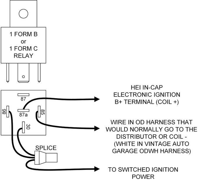 wiring diagram for hei distributor