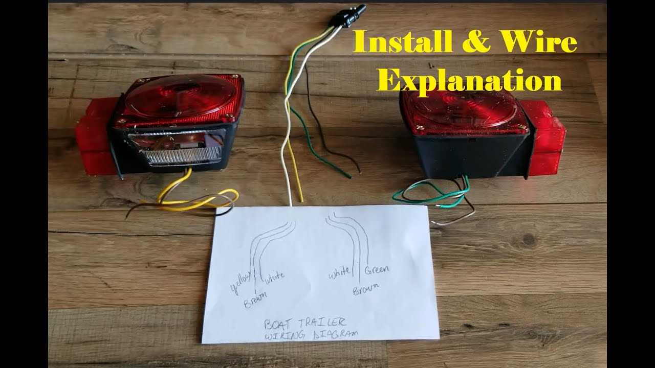 3 wire trailer light wiring diagram