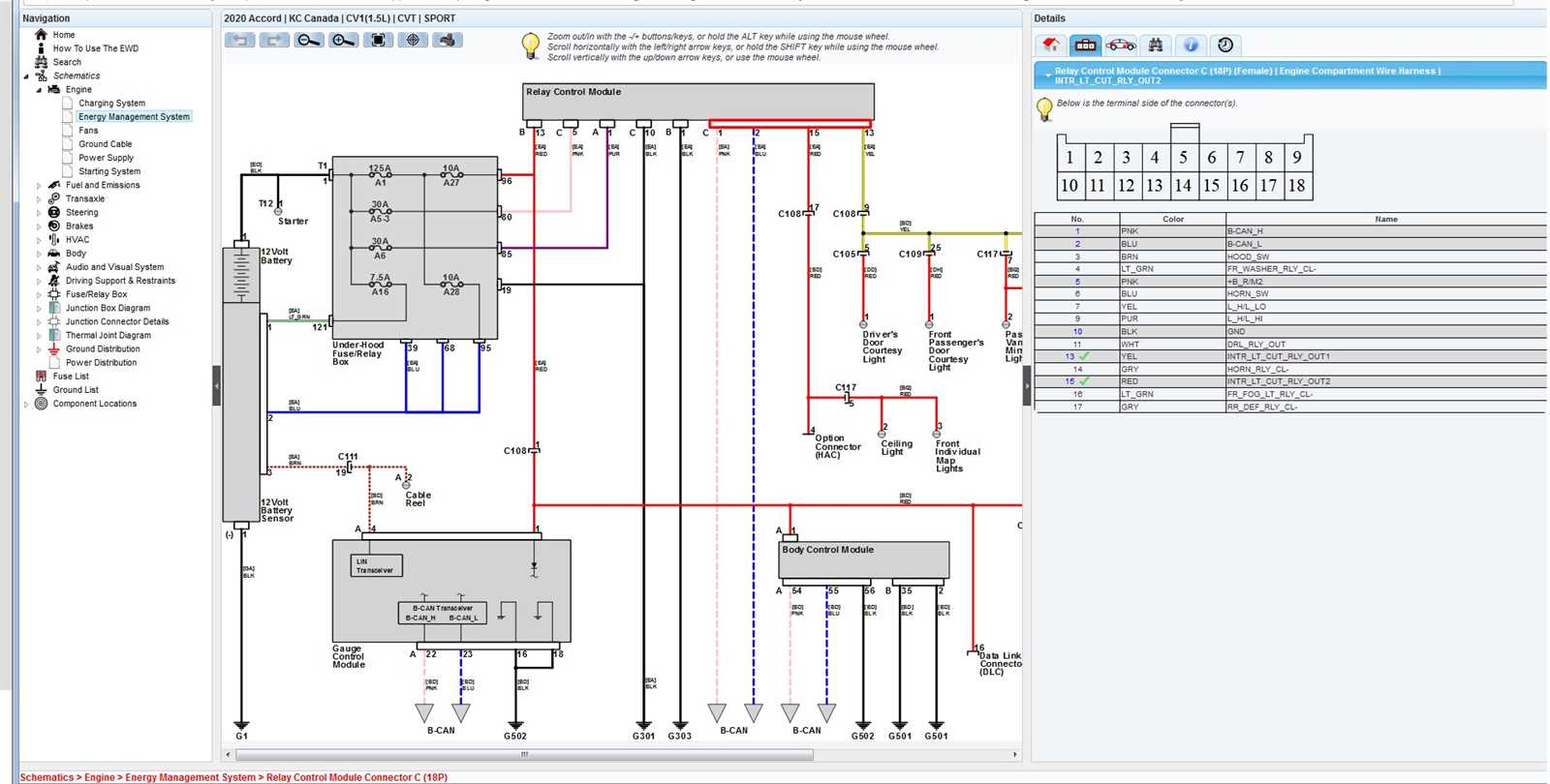 wiring diagram for honda accord