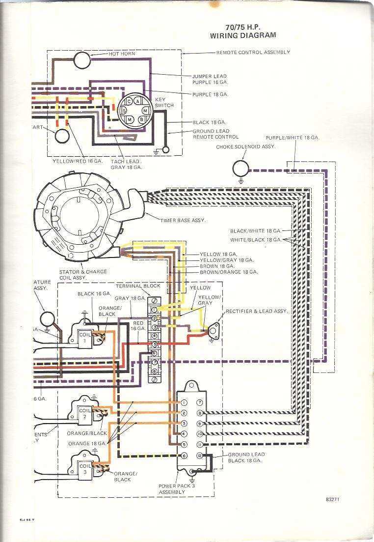 evinrude wiring diagram manual