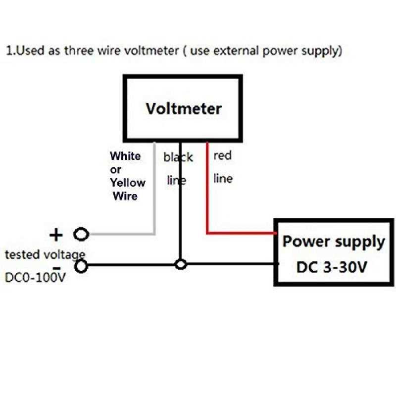 voltmeter wiring diagram