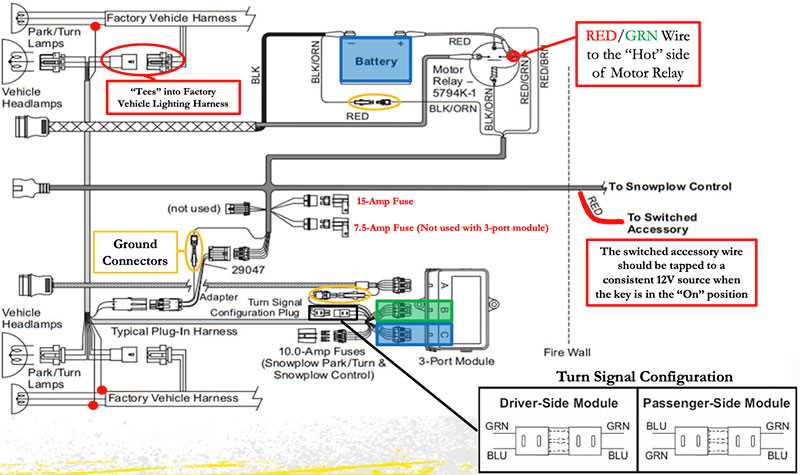 fisher 2 plug wiring diagram