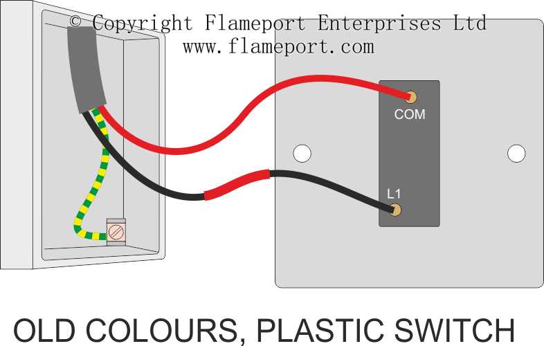 wiring diagram for light switch