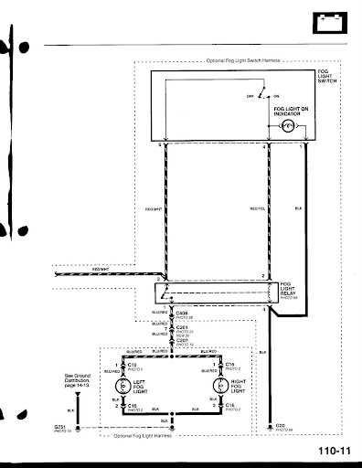 fog light switch wiring diagram