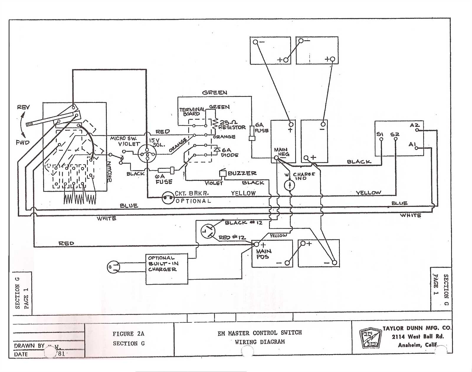 club car wiring diagram 36 volt