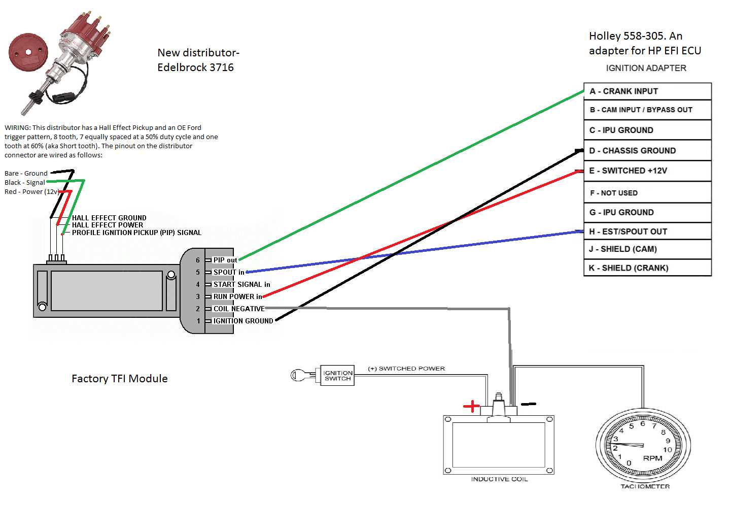 ford 302 distributor wiring diagram