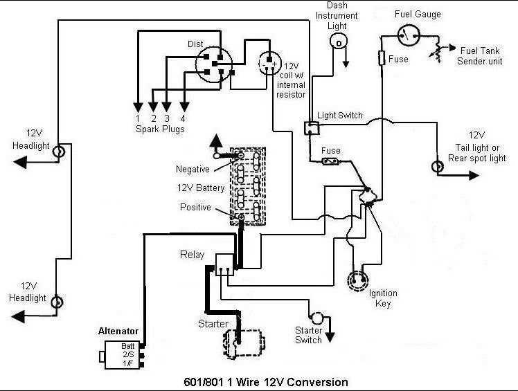 ford 8n wiring diagram 12v