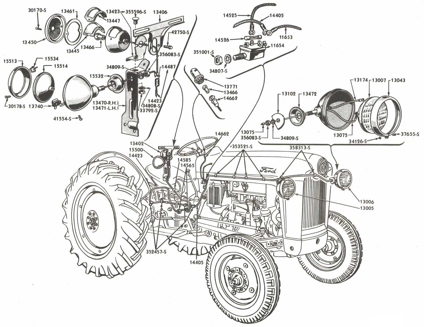 ford jubilee wiring diagram