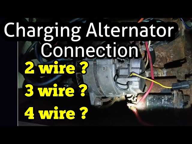 ford simple 3 wire alternator wiring diagram