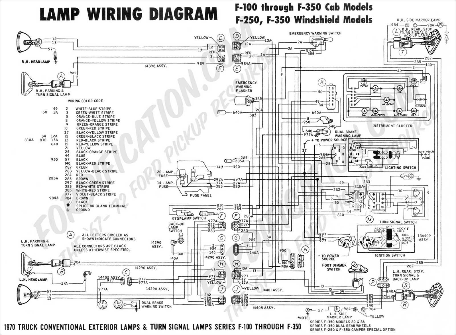 ford steering column wiring diagram