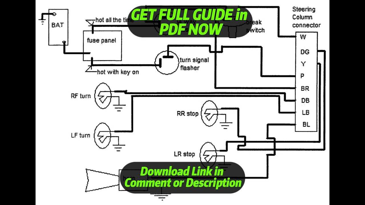 ford steering column wiring diagram