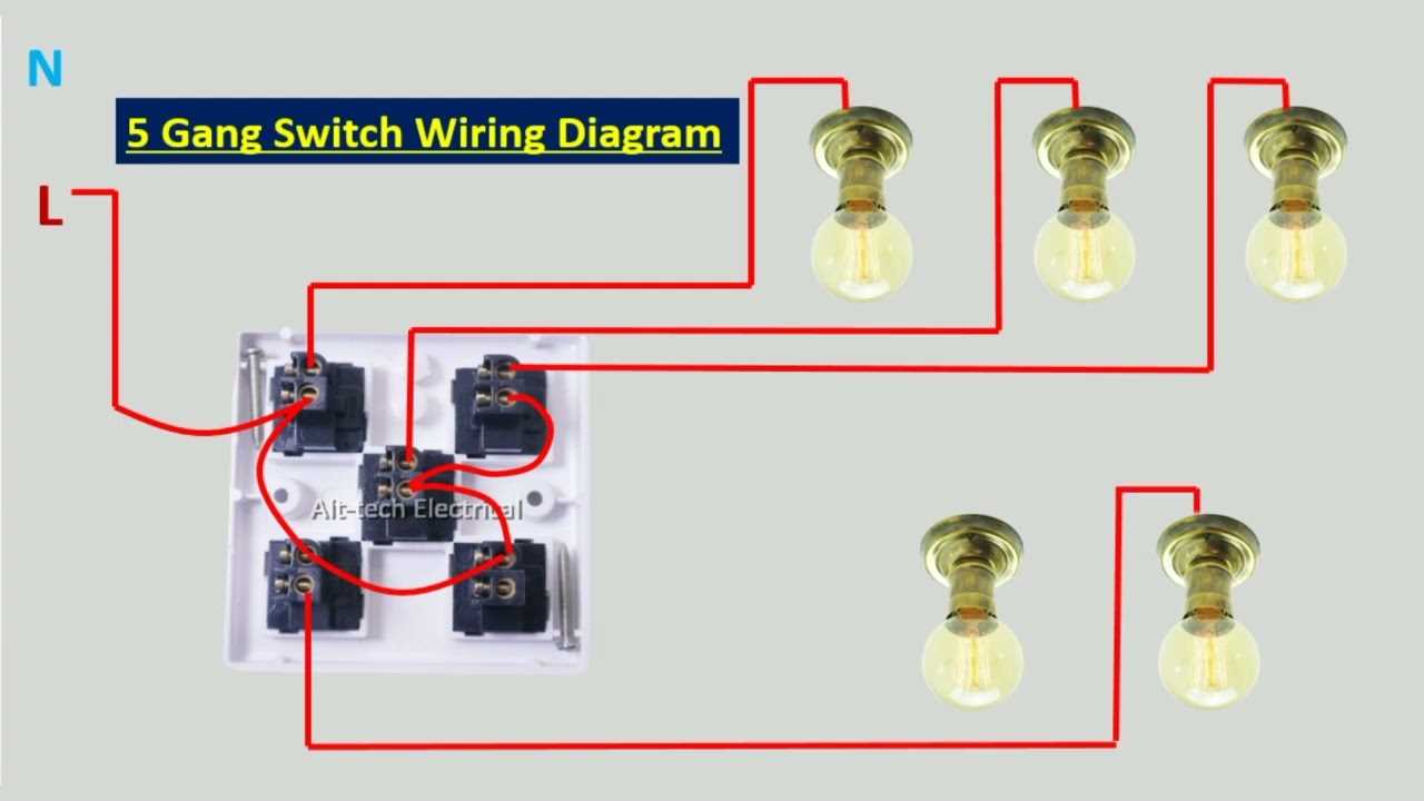 five way switch wiring diagram