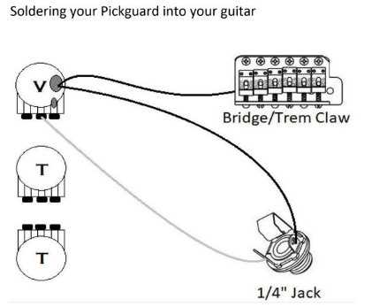 single humbucker pickup wiring diagram