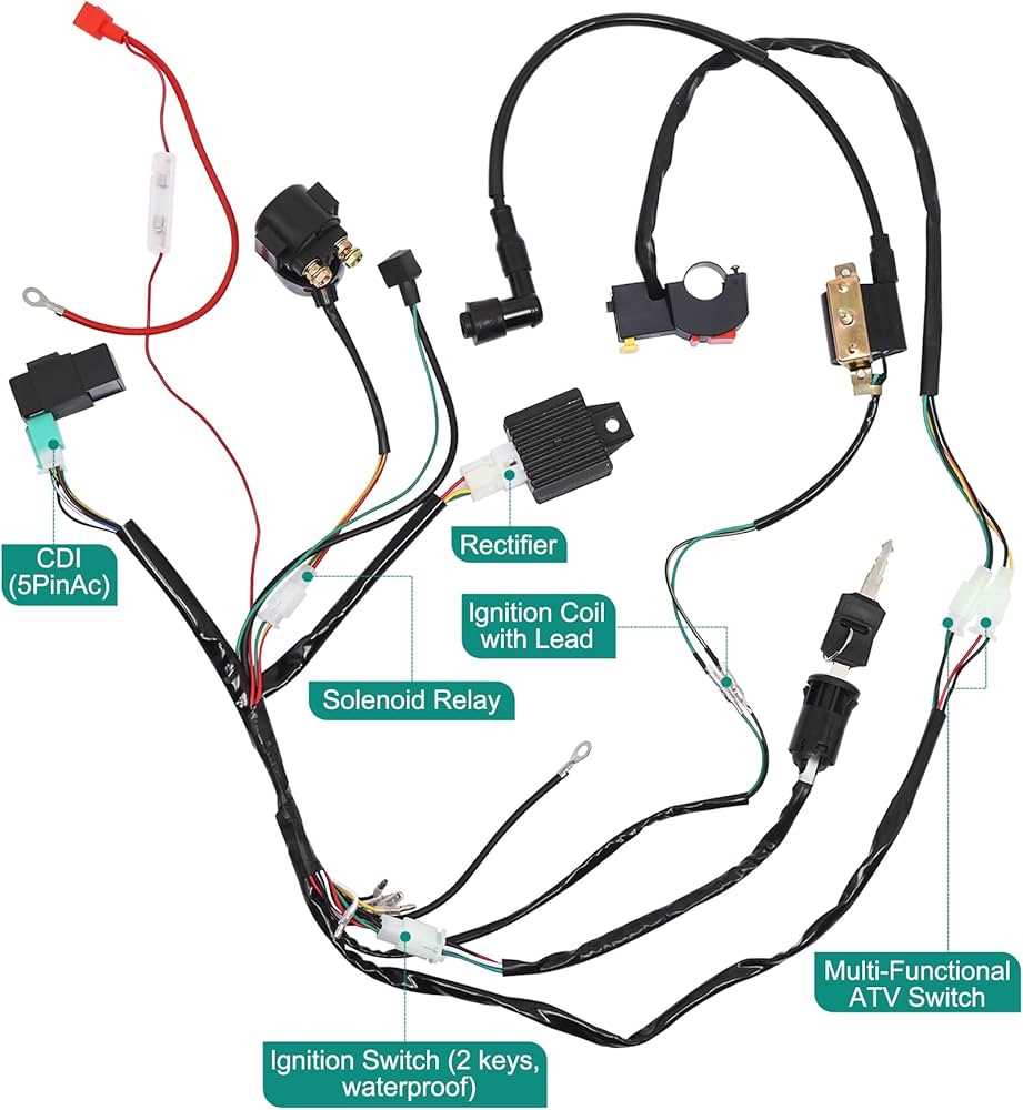 chinese four wheeler wiring diagram