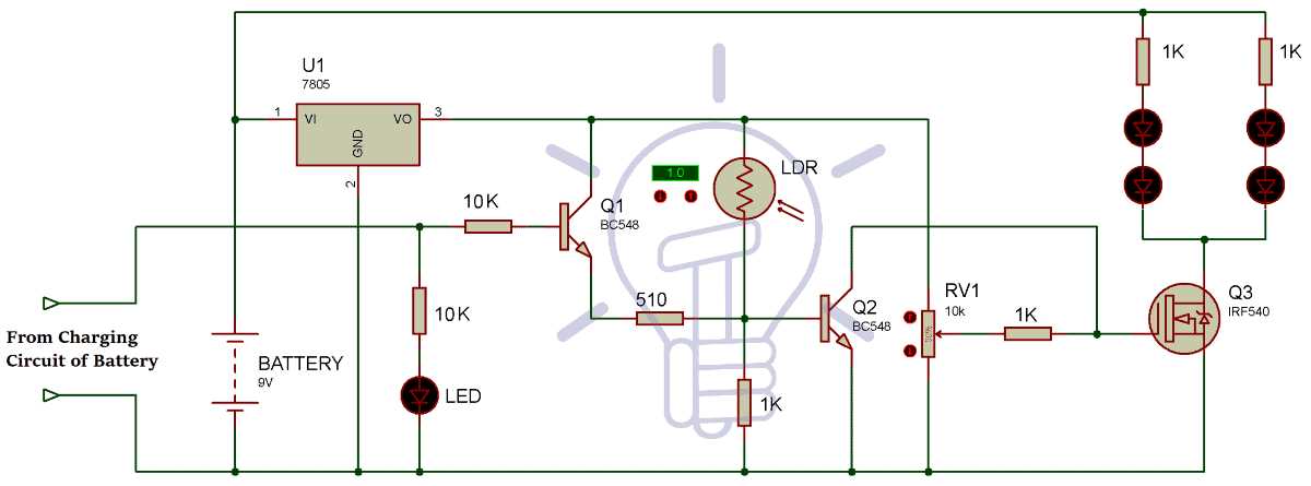 emergency light wiring diagram