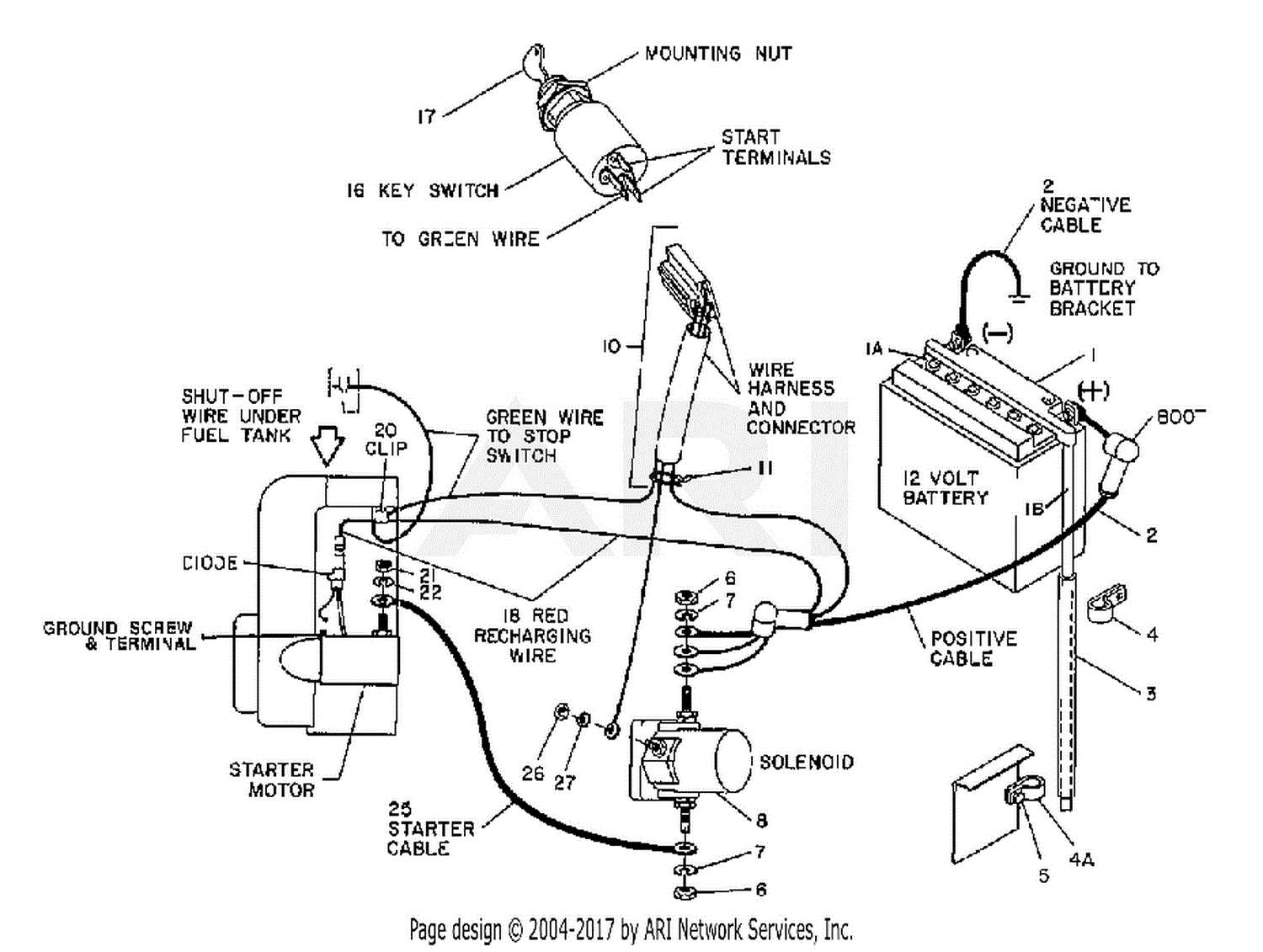 troy bilt solenoid wiring diagram