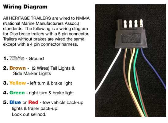 five wire trailer wiring diagram