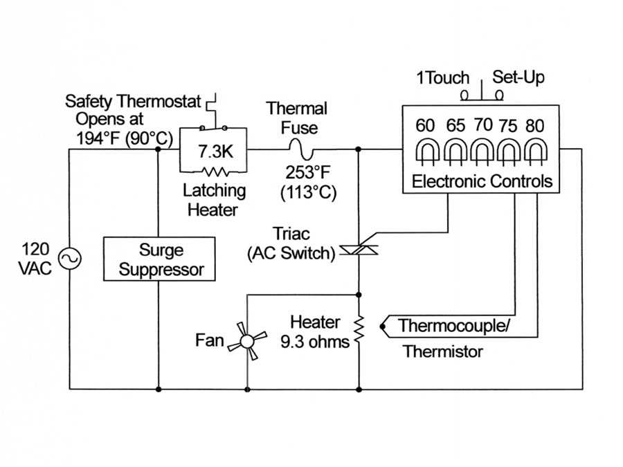 schematic electric space heater wiring diagram