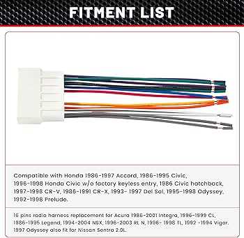 1999 honda accord stereo wiring diagram