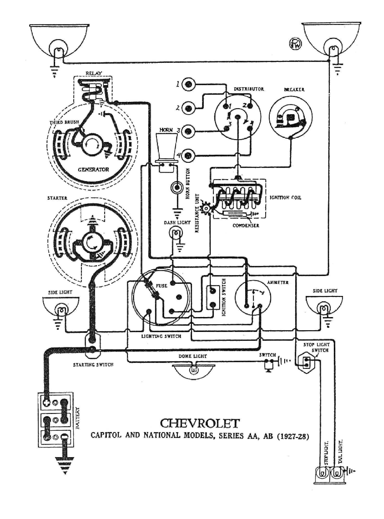 chevy 350 starter wiring diagram