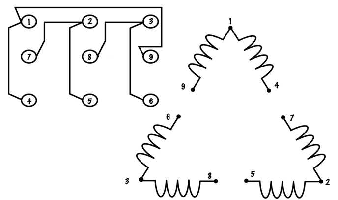 six lead motor wiring diagram