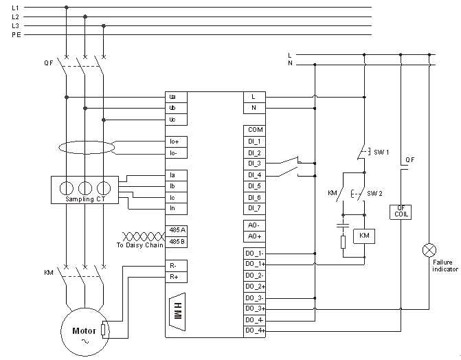 wiring diagram of motor