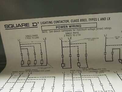 single phase lighting contactor wiring diagram