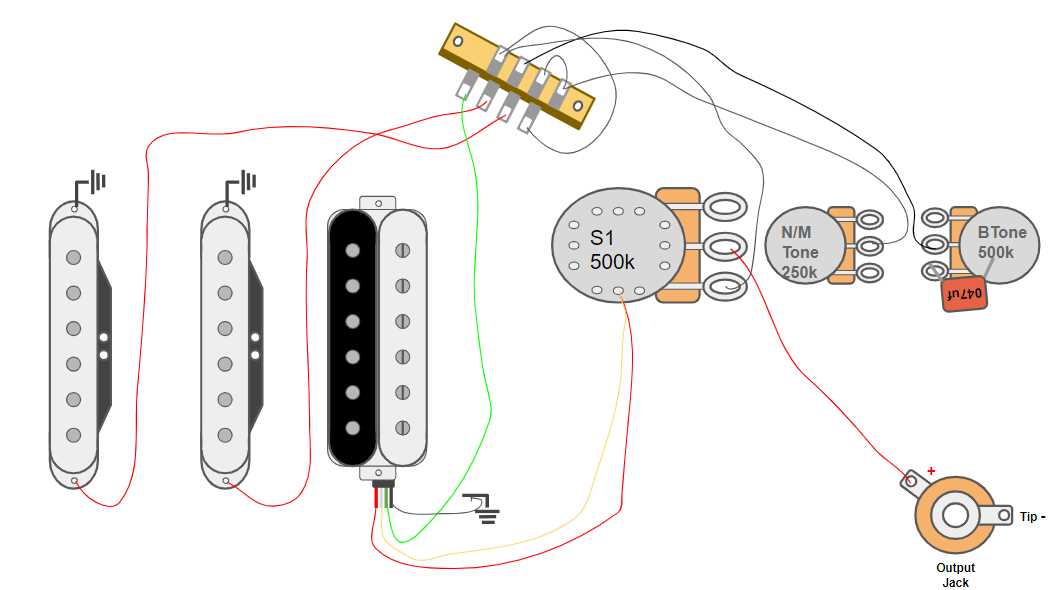 stratocaster wiring diagram 5 way switch