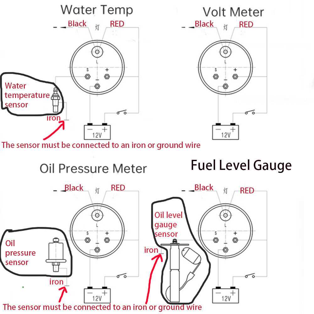 autometer volt gauge wiring diagram