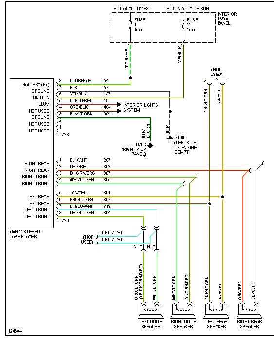 96 ford explorer radio wiring diagram