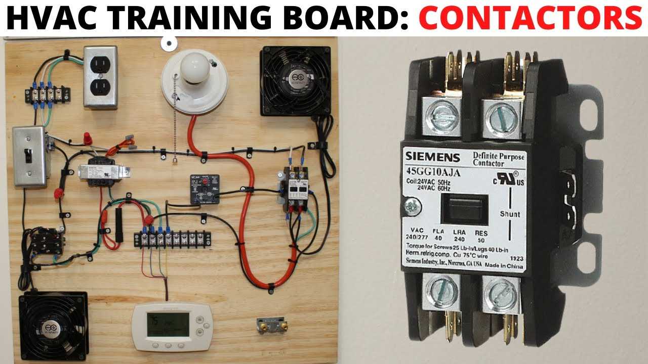 hvac contactor wiring diagram