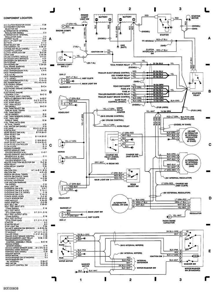 7.3 powerstroke injector wiring diagram