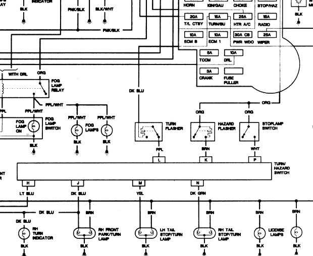 chevy turn signal wiring diagram