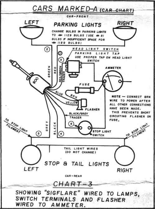 motorcycle turn signal wiring diagram