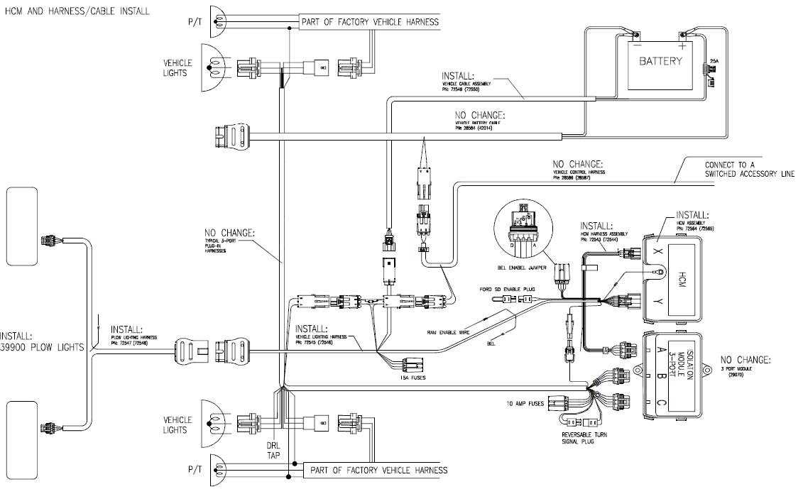 wiring diagram western snow plow