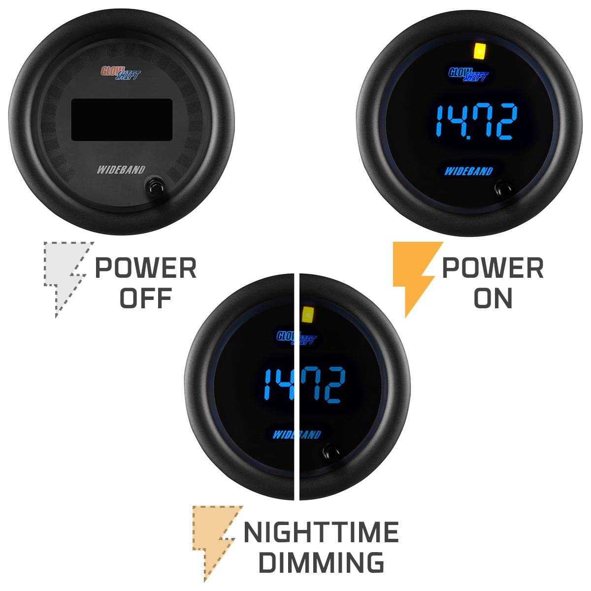 glowshift wideband wiring diagram