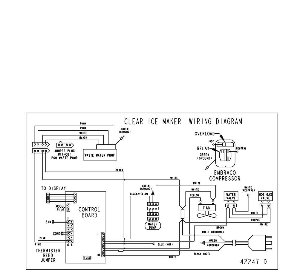 frigidaire ice maker wiring diagram