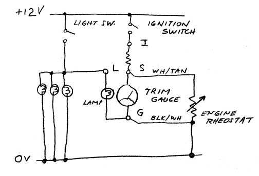 fuel gauge wiring diagram boat