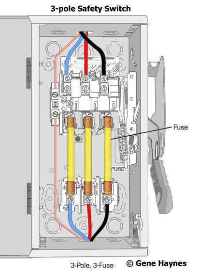 fusible 30 amp disconnect wiring diagram