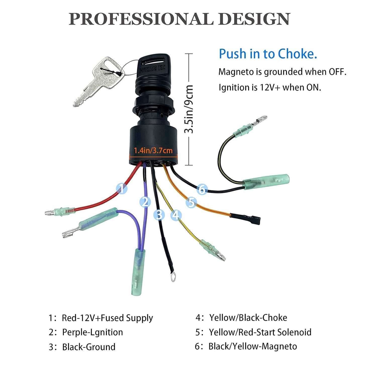 3 wire ignition switch wiring diagram