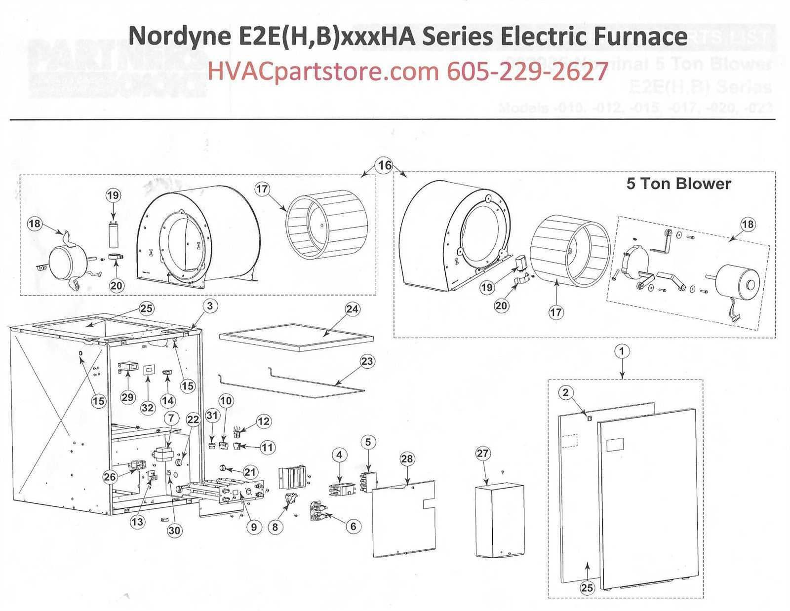 wiring diagram for electric furnace