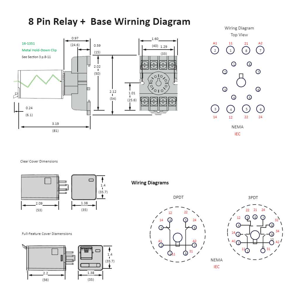 24v 8 pin relay wiring diagram