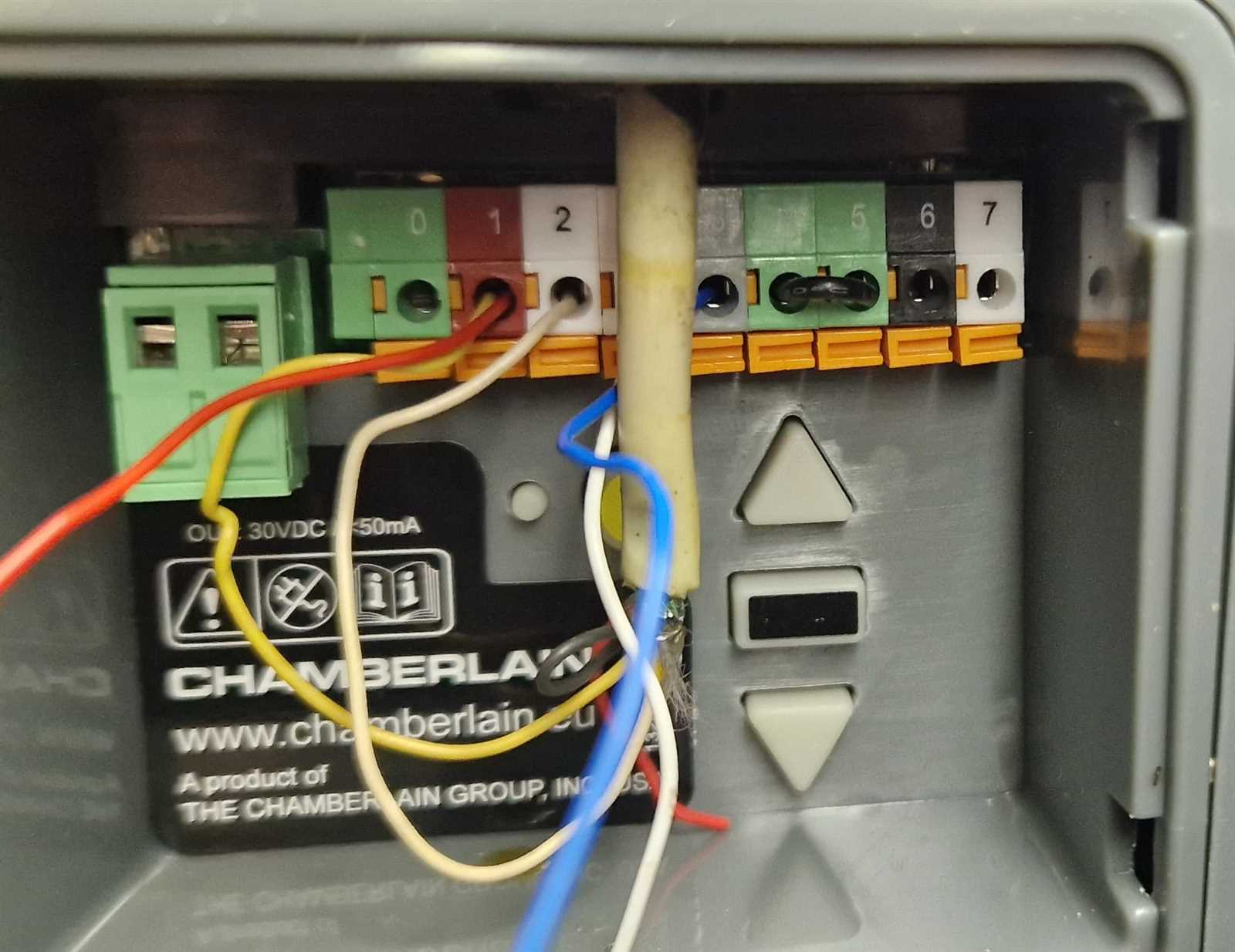 chamberlain door opener wiring diagram