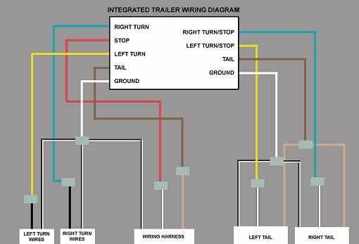 wiring diagram for trailer tail lights