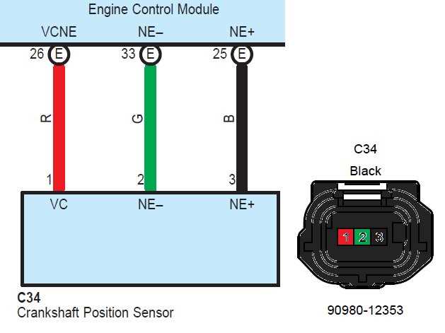 crankshaft sensor wiring diagram